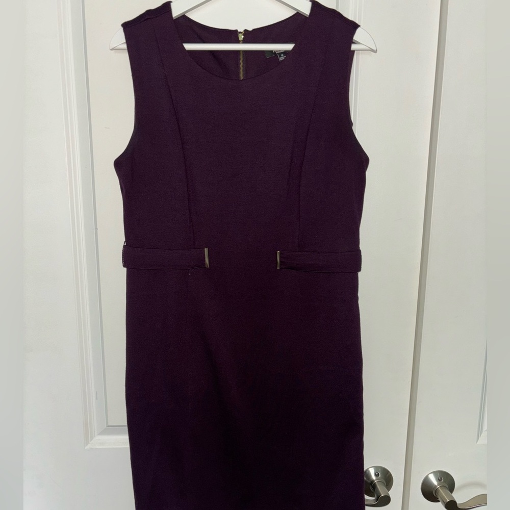 Purple women’s sleeveless dress